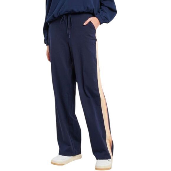 The UPSIDE Navy Escapade Avalon Midrise Track Pants‎ Size Medium - Picture 1 of 12